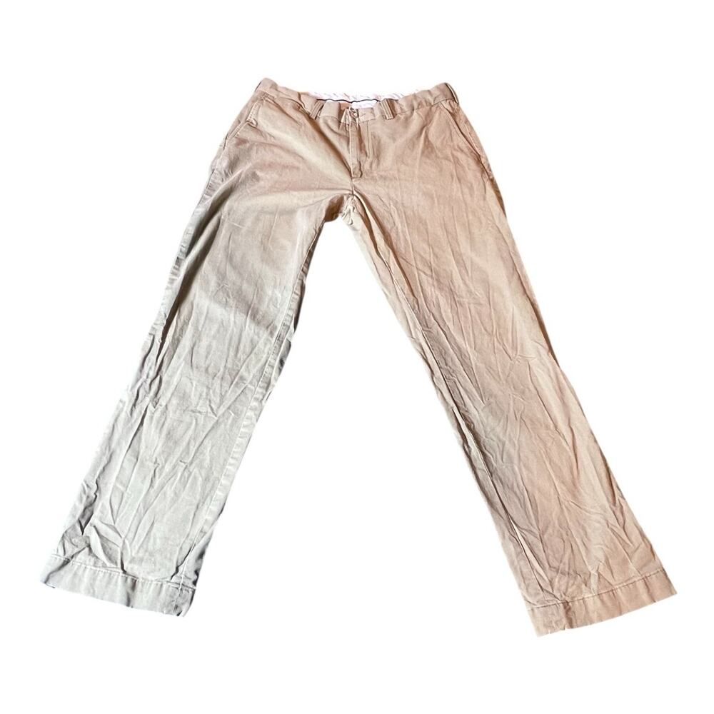 Polo Ralph Lauren Khaki Classic Fit Pants Mens Size 34x32 Chino Lightweight